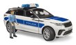 Policijos visureigis Bruder Range Rover Velar su figūrėle kaina ir informacija | Žaislai berniukams | pigu.lt
