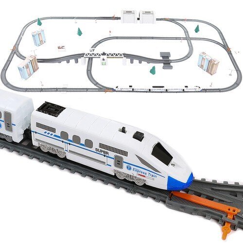 Elektrinis traukinys vaikams kaina ir informacija | Lavinamieji žaislai | pigu.lt