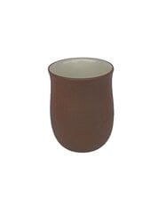 Чашка глиняная Vaidava, 320 мл, коричневая цена и информация | Оригинальные кружки | pigu.lt