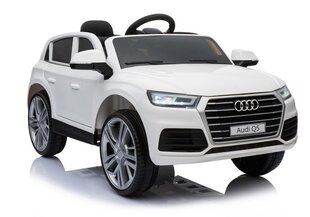 Vienvietis vaikiškas elektromobilis Audi Q5, baltas kaina ir informacija | Elektromobiliai vaikams | pigu.lt