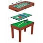 Žaidimų stalas 3 in 1, 120x80x61 cm kaina ir informacija | Stalo žaidimai, galvosūkiai | pigu.lt