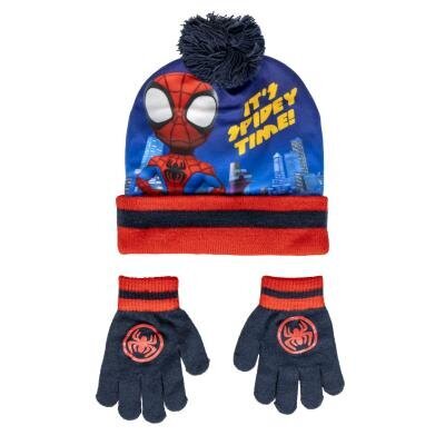 Kepurės ir pirštinių komplektas berniukams Spiderman, įvairių spalvų kaina ir informacija | Kepurės, pirštinės, šalikai berniukams | pigu.lt