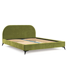 Кровать Liv&Lars Akila 200x200 см, зеленый цена и информация | Кровати | pigu.lt