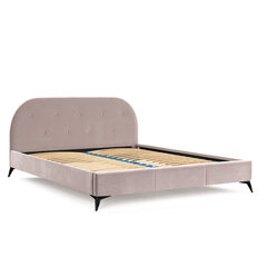 Кровать Liv&Lars Akila 140x200 см, фиолетовый цена и информация | Кровати | pigu.lt