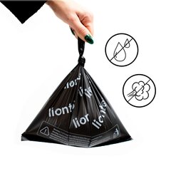 Мешки для экскрементов Lionto, 900 шт., зеленые/черные цена и информация | Средства по уходу за животными | pigu.lt