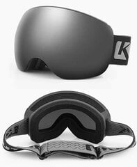 Лыжные очки Kutook, черные цена и информация | Лыжные очки | pigu.lt
