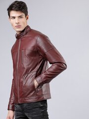 Пантонекло Кожаная мужская куртка - PAN2022087 цена и информация | Мужские куртки | pigu.lt