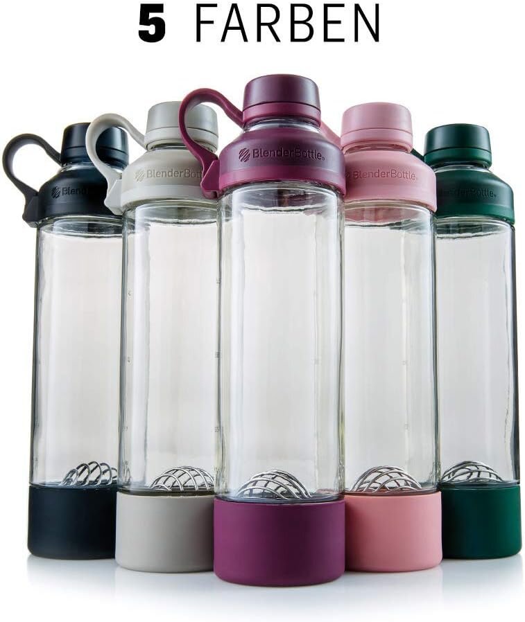 Stiklinė gertuvė ir baltymų plaktuvas BlenderBottle Mantra C02612, 600 ml kaina ir informacija | Gertuvės | pigu.lt