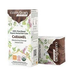 Augaliniai karameliniai plaukų dažai Caramel, Cultivator's, 100 g kaina ir informacija | Plaukų dažai | pigu.lt