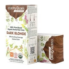 Augaliniai tamsiai šviesūs plaukų dažai Dark Blonde, Cultivator's, 100 g цена и информация | Краска для волос | pigu.lt