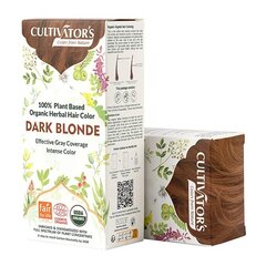 Augaliniai tamsiai šviesūs plaukų dažai Dark Blonde, Cultivator's, 100 g цена и информация | Краска для волос | pigu.lt