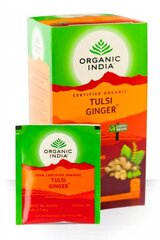 Ajurvedinė arbata Tulsi Ginger Organic India, 25 vnt. kaina ir informacija | Arbata | pigu.lt