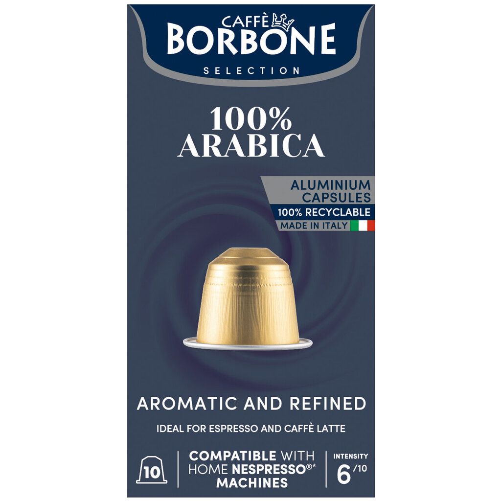 Borbone kavos kapsulės 100% Arabica, 10 vnt. kaina ir informacija | Kava, kakava | pigu.lt