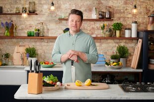 Peilių rinkinys Tefal Jamie Oliver K2673S75, 3 vnt. цена и информация | Ножи и аксессуары для них | pigu.lt