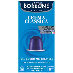 Кофейные капсулы Borbone Crema Classica, 10 шт., 50 г цена и информация | Кофе, какао | pigu.lt