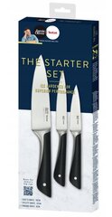 Peilių rinkinys Tefal Jamie Oliver K267S355, 3 vnt. цена и информация | Ножи и аксессуары для них | pigu.lt