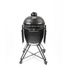 Kepsninė Kamado Get Red, 56cm, juoda kaina ir informacija | Kepsninės, griliai | pigu.lt