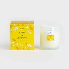 Avon kvapioji žvakė Happy & Uplifting, 120g kaina ir informacija | Žvakės, Žvakidės | pigu.lt