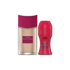 Парфюмированный комплект Soft Musk delice с цветочно-фруктовым ароматом, Avon цена и информация | Женская парфюмированная косметика | pigu.lt