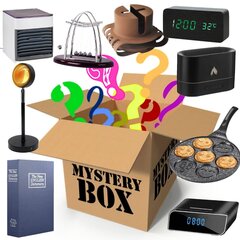 Mystery Box - Коробка-сюрприз для дома S (до 5 предметов)

Пришло время подарить себе или близкому человеку незабываемые впечатления,
наполненные сюрпризами и чудесами. Открыть коробку-сюрприз – это все равно, что
открыть подарок на день рождения!

Что вас ждет? Товары из следующих категорий:

 * Товары для интерьера;
 * Настольные лампы;
 * Часы;
 * Кухонная утварь, аксессуары, фрезы;
 * Мелкая бытовая техника для кухни;
 * Мебельная фурнитура;

В коробках размера S вы найдете от 2 до 5 предметов. Коробки размера L могут
содержать от 3 до 10 различных предметов. Коробки размера XL могут содержать от
5 до 15 различных предметов. Коробки XXL могут содержать от 7 до 20 различных
товаров. Коробки размера 4XL могут содержать от 9 до 25 различных предметов.
Коробки размера 5XL могут содержать от 10 до 30 различных товаров. Коробки
размера 6XL могут содержать от 12 до 35 различных товаров.

! Обратите внимание, что изображения предназначены только для информационных
целей, а фактическое содержание выбирается случайным образом. цена и информация | Другие оригинальные подарки | pigu.lt