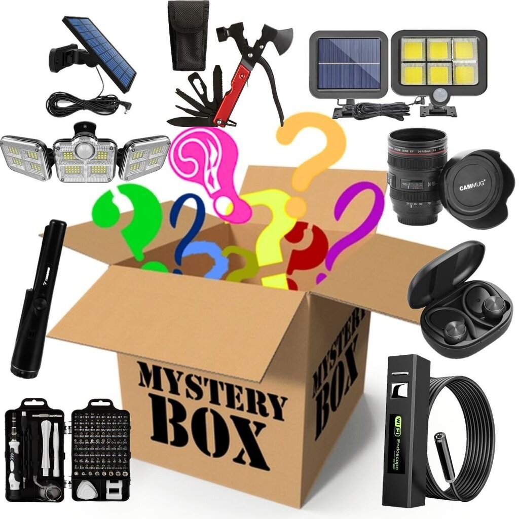Staigmenų dėžutė Mystery Box XXL, iki 20 prekių kaina ir informacija | Kitos originalios dovanos | pigu.lt