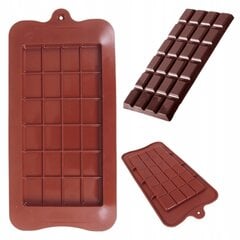 Силиконовая форма для шоколада 22 х 10 х 0,8см. цена и информация | Кухонная утварь | pigu.lt