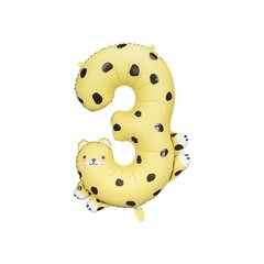 Folijos balionas 3 - Gepardas 55x75 cm цена и информация | Шарики | pigu.lt