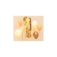 Folijos balionas su skaičiumi 1 - Žirafa 31x82 cm цена и информация | Шарики | pigu.lt