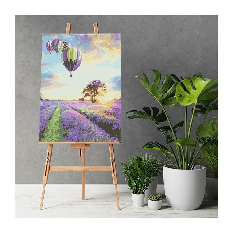 Tapyba pagal numerius Levandų laukas 50x40cm kaina ir informacija | Tapyba pagal skaičius | pigu.lt