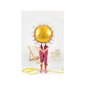 Folinis balionas Saulė, geltonas цена и информация | Balionai | pigu.lt
