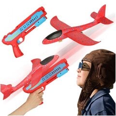Žaislinių lėktuvų automatinio paleidimo pistoletas Kontext, raudonas kaina ir informacija | Žaislai berniukams | pigu.lt