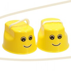Vaikų balansinės kojytės 2vnt. geltonos spalvos цена и информация | Развивающие игрушки | pigu.lt