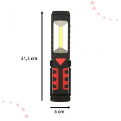 3-in-1 dirbtuvių žibintuvėlis USB COB magnetinis įkraunamas 1200 mAh 200 lm цена и информация | Фонарики, прожекторы | pigu.lt