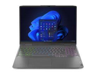 Lenovo LOQ 16APH8 R5 7640HS/16 GB/512 GB/NVIDIA GF RTX 4060/Win 11 Home, Grey цена и информация | Ноутбуки | pigu.lt