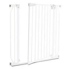 Защитные ворота Lionelo Truus Slim, 105 см, белый цвет цена и информация | Товары для безопасности детей дома | pigu.lt