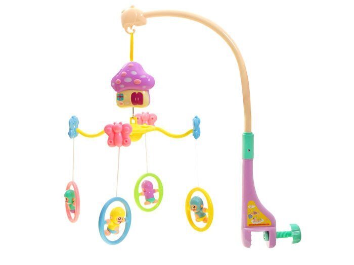 Muzikinė karuselė vaikiškai lovai Happy Baby kaina ir informacija | Žaislai kūdikiams | pigu.lt