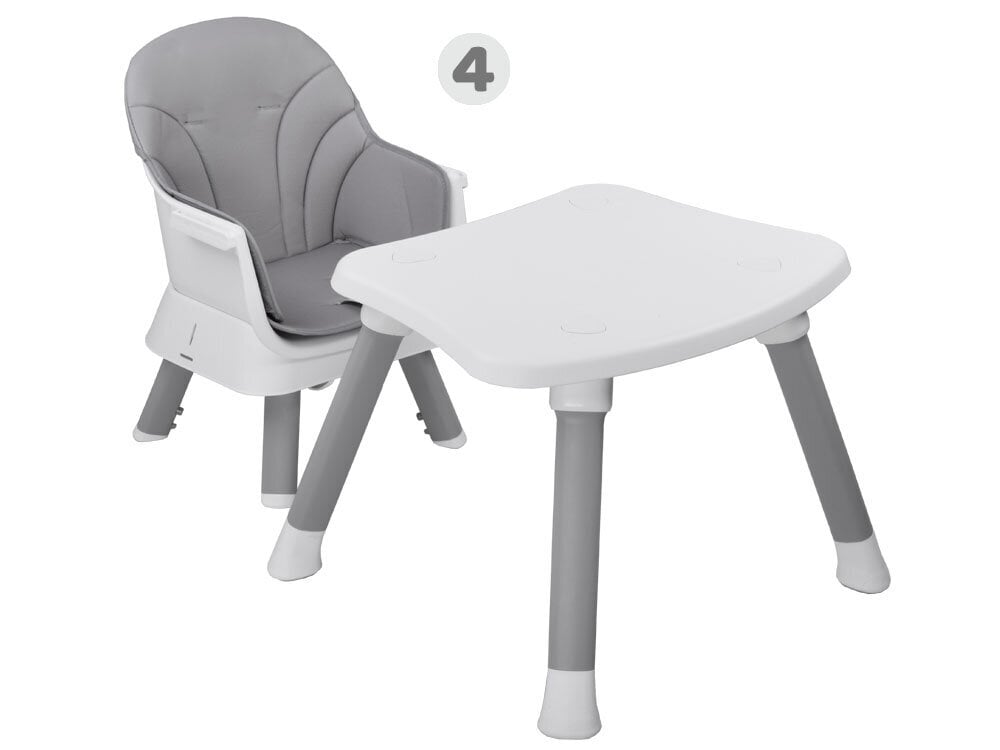 Maitinimo kėdutė Jokomisiada 6in1, grey kaina ir informacija | Maitinimo kėdutės | pigu.lt
