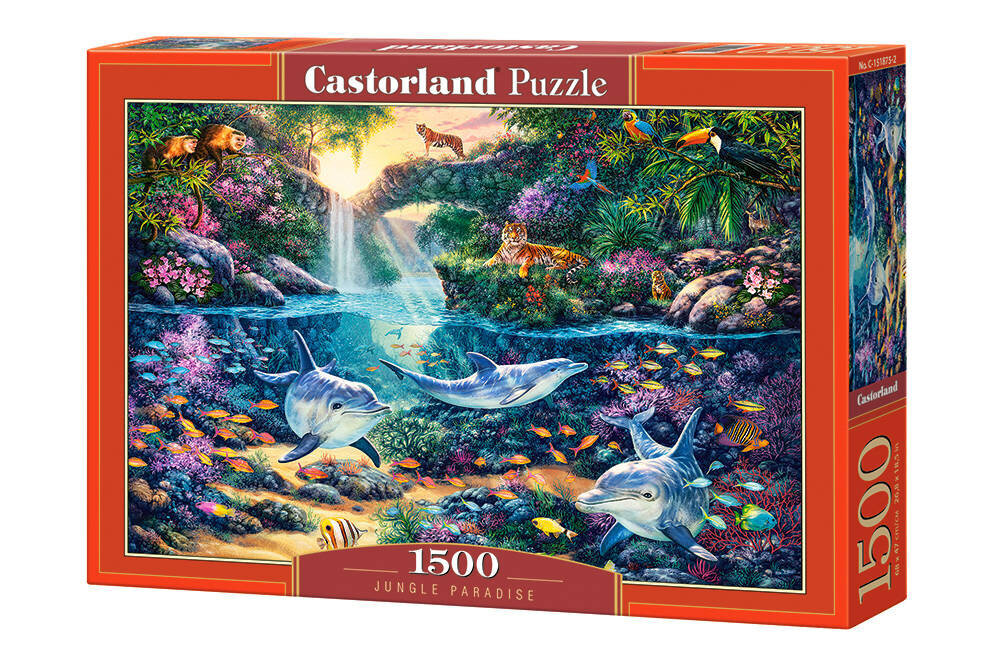 Dėlionė Castorland Džiunglių rojus, 1500 d. цена и информация | Dėlionės (puzzle) | pigu.lt