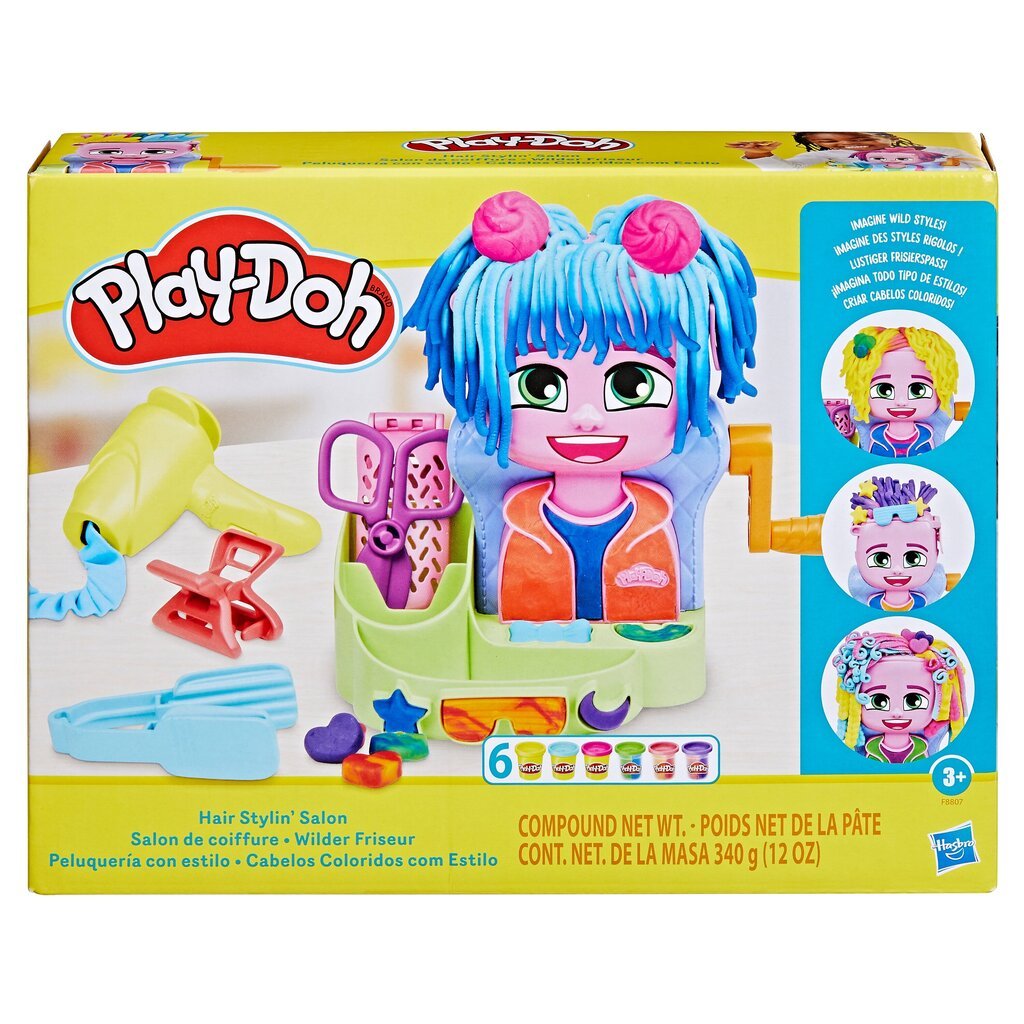 Plastilino rinkinys grožio salonas Play-Doh цена и информация | Lavinamieji žaislai | pigu.lt