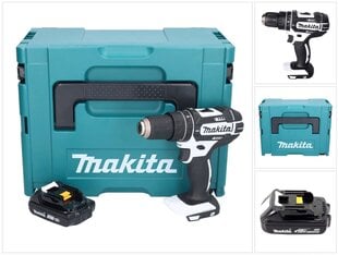 Аккумуляторный ударный гайковерт Makita 18 В с аккумулятором цена и информация | Шуруповерты, дрели | pigu.lt