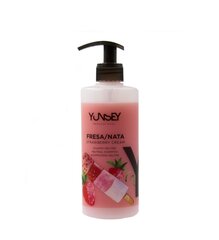 Šampūnas visų tipų plaukams Yunsey Strawberry Cream, 400 ml kaina ir informacija | Šampūnai | pigu.lt