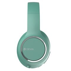 Devia Bluetooth headphones Kintone light green цена и информация | Наушники | pigu.lt