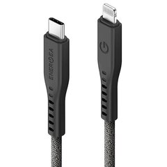 ENERGEA kabel Flow USB-C - USB-C Digital Display 1.5m czarny|black 240W 5A PD Fast Charge цена и информация | Кабели для телефонов | pigu.lt