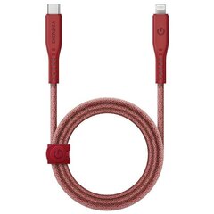 Кабель ENERGEA Flow USB-C - Lightning C94 MFI 1.5 м, red 60W 3A PD Fast Charge цена и информация | Кабели для телефонов | pigu.lt