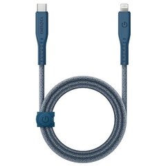 Кабель ENERGEA Flow USB-C - USB-C 1.5 м, blue 240W 5A PD Fast Charge цена и информация | Кабели для телефонов | pigu.lt