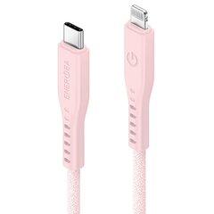 Кабель ENERGEA Flow USB-C - Lightning C94 MFI 1.5 м, pink 60W 3A PD Fast Charge цена и информация | Кабели для телефонов | pigu.lt