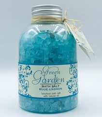 Vonios druska Green Garden Bath Salt Blue Lagoon, 600 g kaina ir informacija | Dušo želė, aliejai | pigu.lt