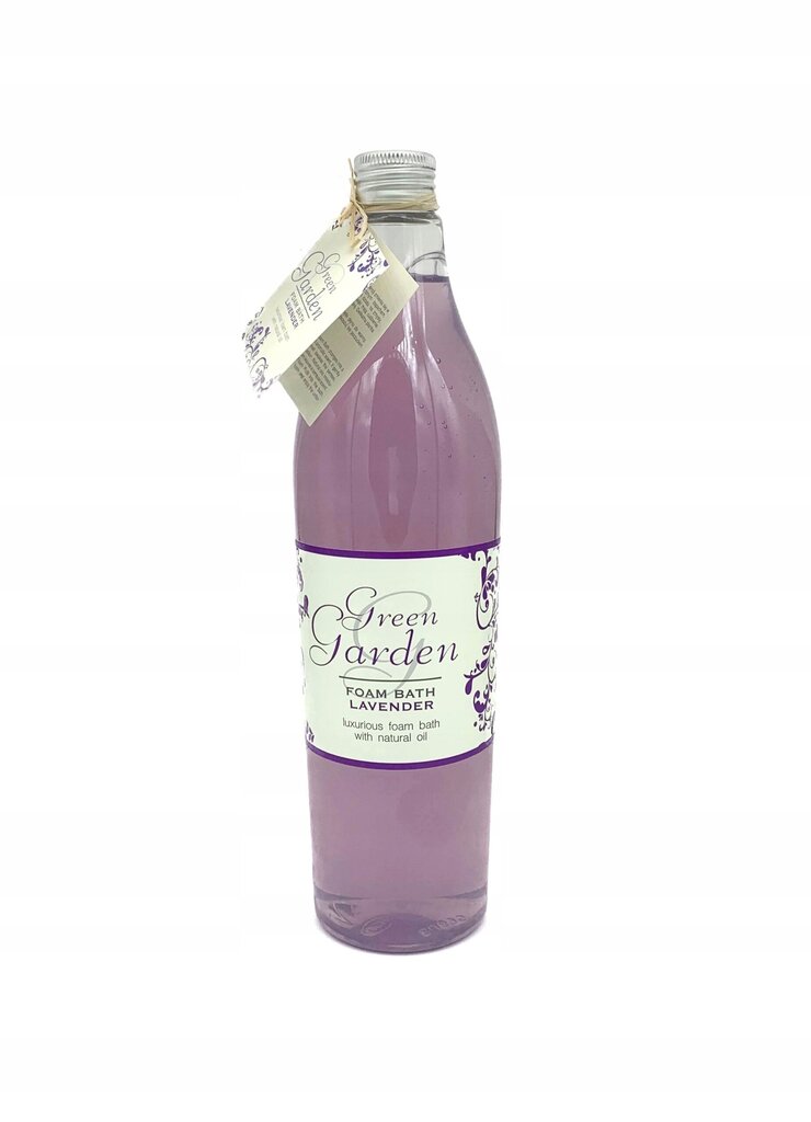 Vonios putos Green Garden Foam Bath Lavender, su levandomis, 400 ml цена и информация | Dušo želė, aliejai | pigu.lt
