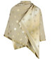 Moteriškas elegantiškas dvipusis šalikas su aukso siūlais цена и информация | Skarelės, šalikai moterims | pigu.lt