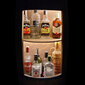 Statinė buteliams, 80x50 cm, ruda kaina ir informacija | Virtuvės įrankiai | pigu.lt